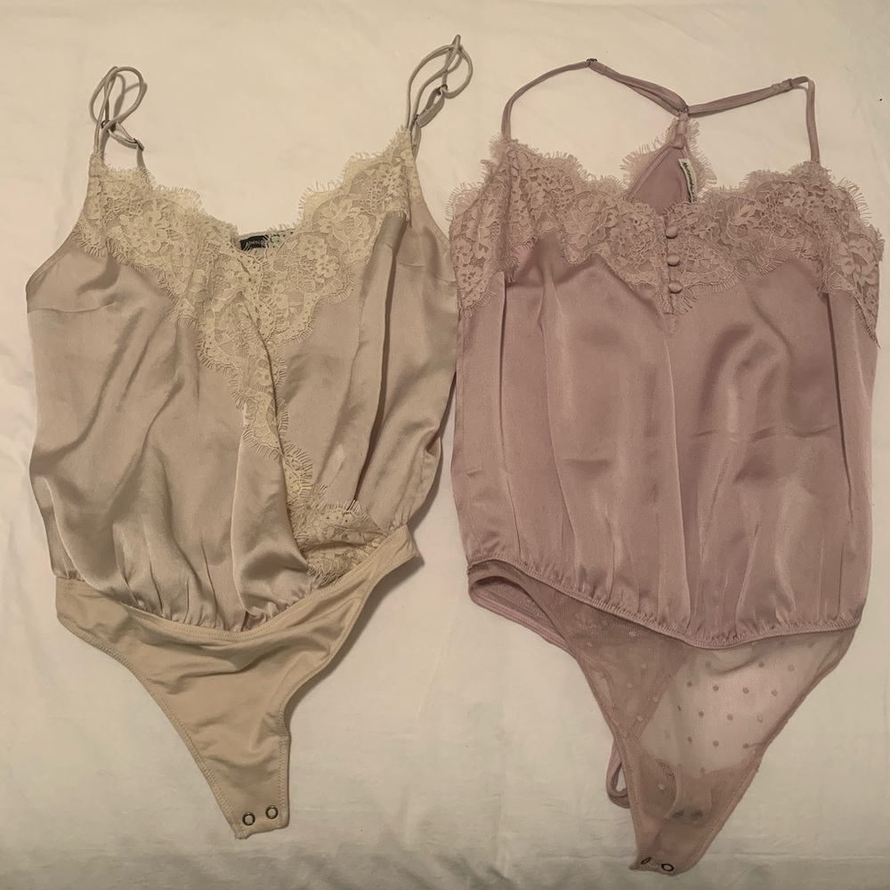 Silk + Lace Bodysuits